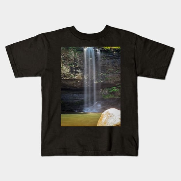 Cherokee Falls Cloudland Canyon Kids T-Shirt by Ckauzmann